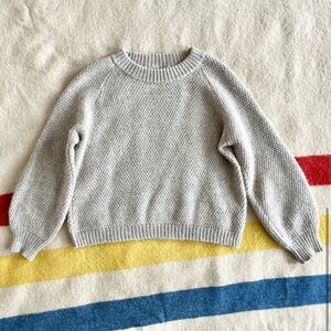 Ali golden chunky cropped alpaca/wool blend sweater